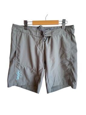 Salomon Cargo Hiking Shorts Y2K Gorpcore Outdoors Trail Utility Khaki Grey 10